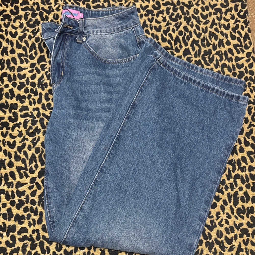 Edikted Blue Straight Leg Women's Jeans